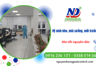 Vệ sinh kho, nhà xưởng, môi trường đón tết nguyên đán