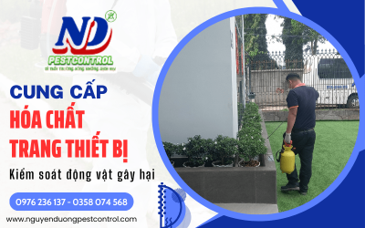 Cung cấp hóa chất vật tư và trang thiết bị trong ngành công nghiệp Kiểm soát động vật gây hại