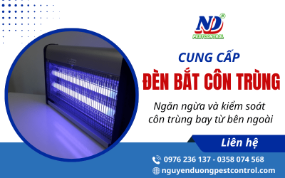 Đèn bắt côn trùng Nion - Giải pháp ngăn ngừa và kiểm soát các loại côn trùng bay từ bên ngoài